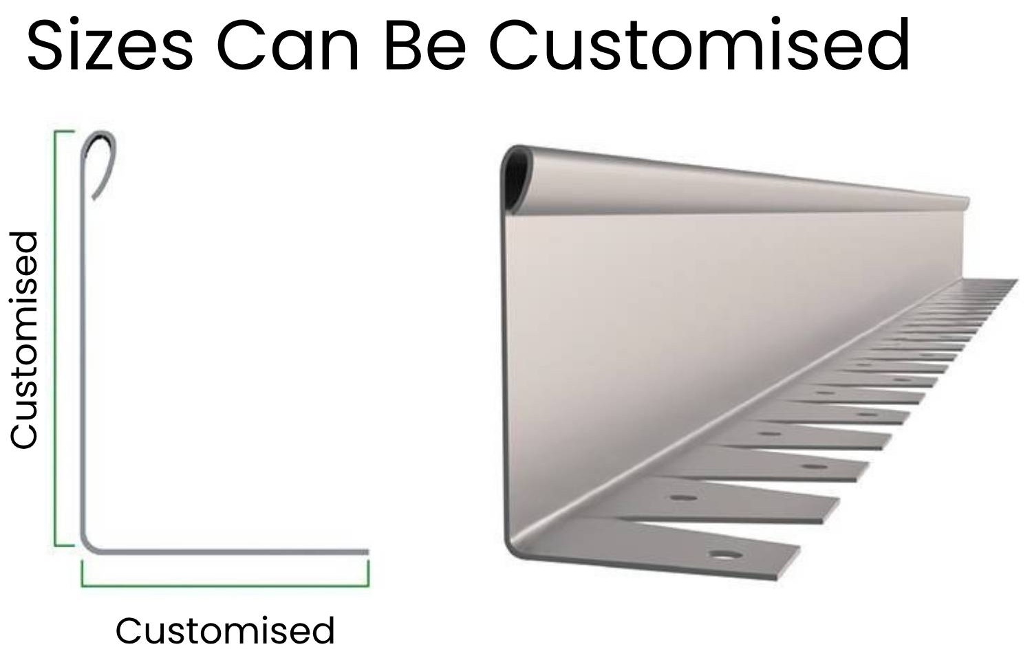 best custom size stainless steel edge for landscaping 